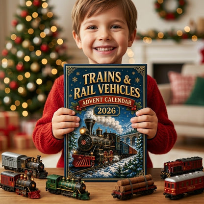 🎄 TRAINS & RAIL VEHICLES ADVENT CALENDAR 2026