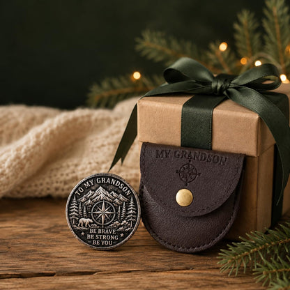 Grandchildren Pocket Hug Coin – Inspirational Keepsake Gift from Grandma & Grandpa