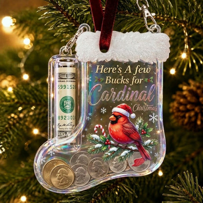 Christmas Stocking Money Holder Ornament