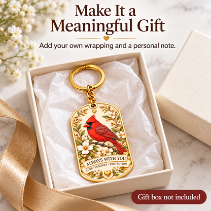 🕊️ "Feathered Messengers" Enamel Bird Keepsake Keychain | A Pocket-Sized Hug