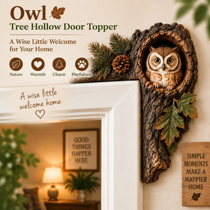 🎅 2026 Christmas Gift 50% Off--⏰LAST DAY 50% OFF 🐿️ 3D Chipmunk Tree Hollow Door Topper | Woodland Animal Doorway Decor For Cozy Nature Homes