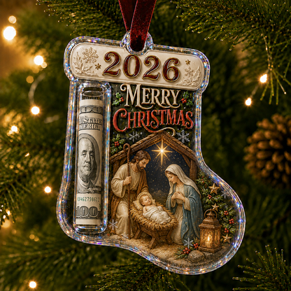 🎅 2026 Christmas Gift 50% Off--Cash Clip Christmas Tree Ornament – Novelty Holiday Money Gift Clip | 9 Festive Styles