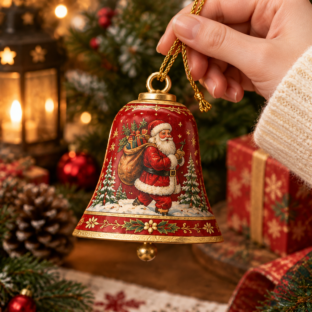 🎅 2026 Christmas Gift 50% Off--🔔Vintage Bell Ornament Collection – Festive Holiday Tree Keepsakes