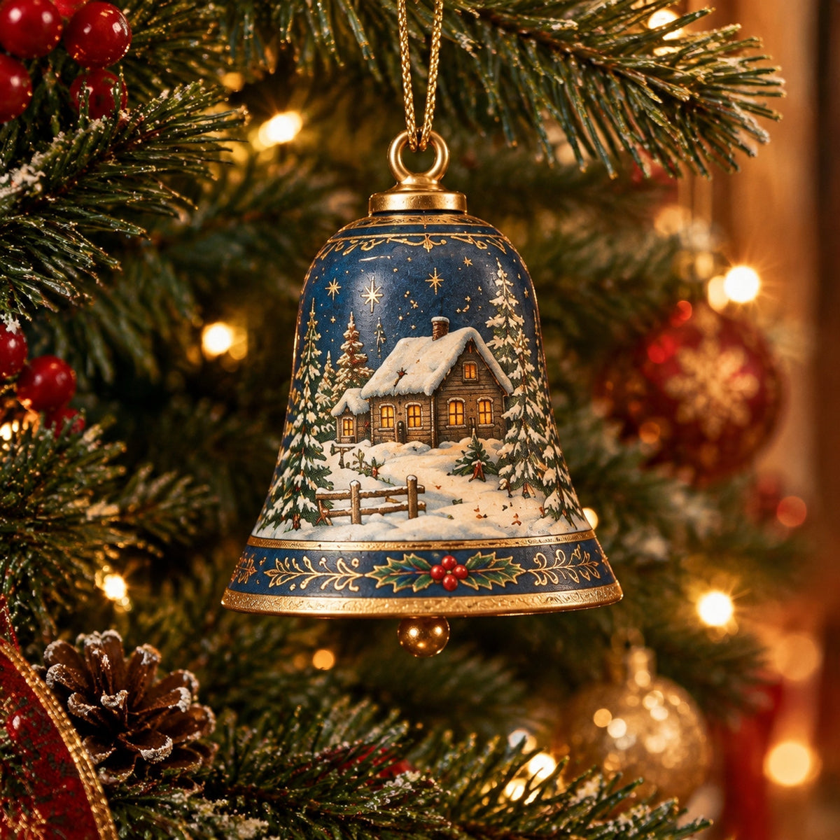 🎅 2026 Christmas Gift 50% Off--🔔Vintage Bell Ornament Collection – Festive Holiday Tree Keepsakes