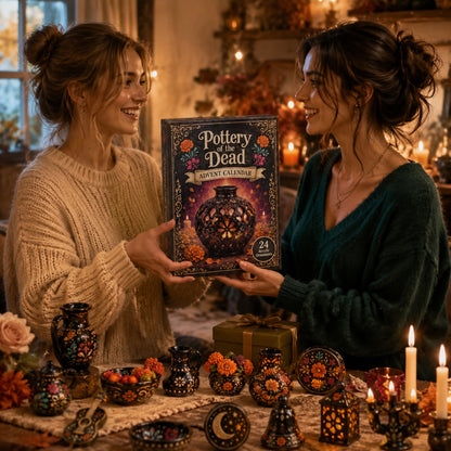 Pottery of the Dead Advent Calendar 2026 - 24-Day Festive Countdown, Acrylic Charms Blind Box