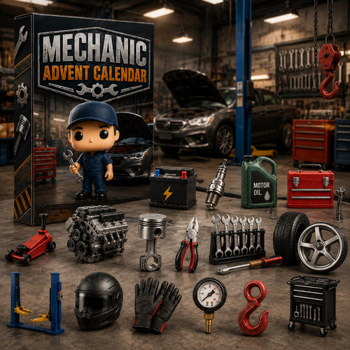 Mechanic Advent Calendar 2026 - 24-Day Festive Countdown, Acrylic Charms Blind Box
