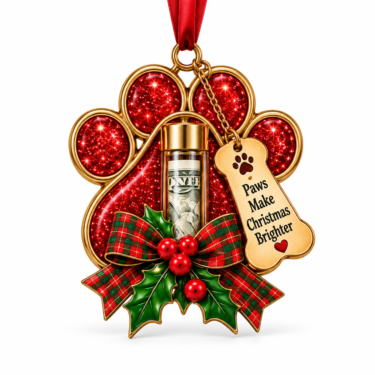 🎁 Surprise Red Envelope Christmas Tree Ornament | Turn Cash Gifts Into Magical Christmas Memories