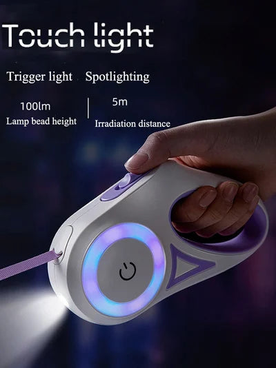 🐶Retractable Luminous Dog Leash✨