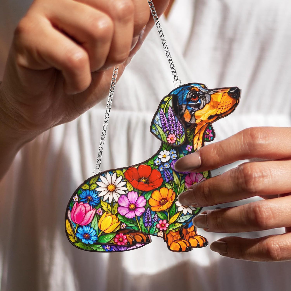 Dachshund Christmas Ornament with Story Card – A Sweet Keepsake for Doxie Lovers