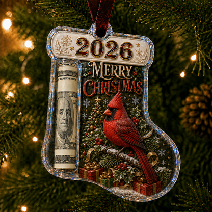 🎅 2026 Christmas Gift 50% Off--Cash Clip Christmas Tree Ornament – Novelty Holiday Money Gift Clip | 9 Festive Styles