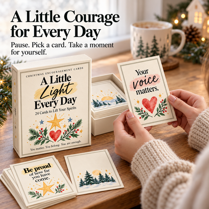 ✨Encouragement Card Gift Set-“A Little Light Every Day”