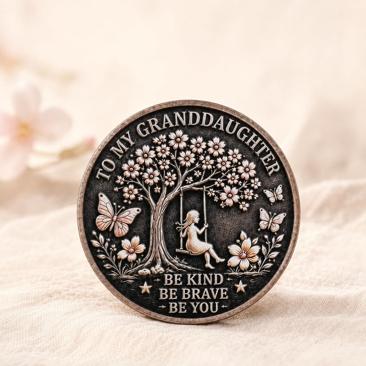 Grandchildren Pocket Hug Coin – Inspirational Keepsake Gift from Grandma & Grandpa
