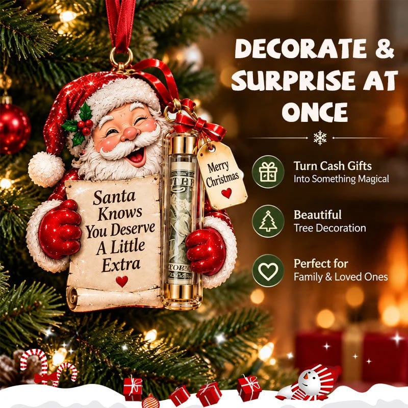 🎁 Surprise Red Envelope Christmas Tree Ornament | Turn Cash Gifts Into Magical Christmas Memories