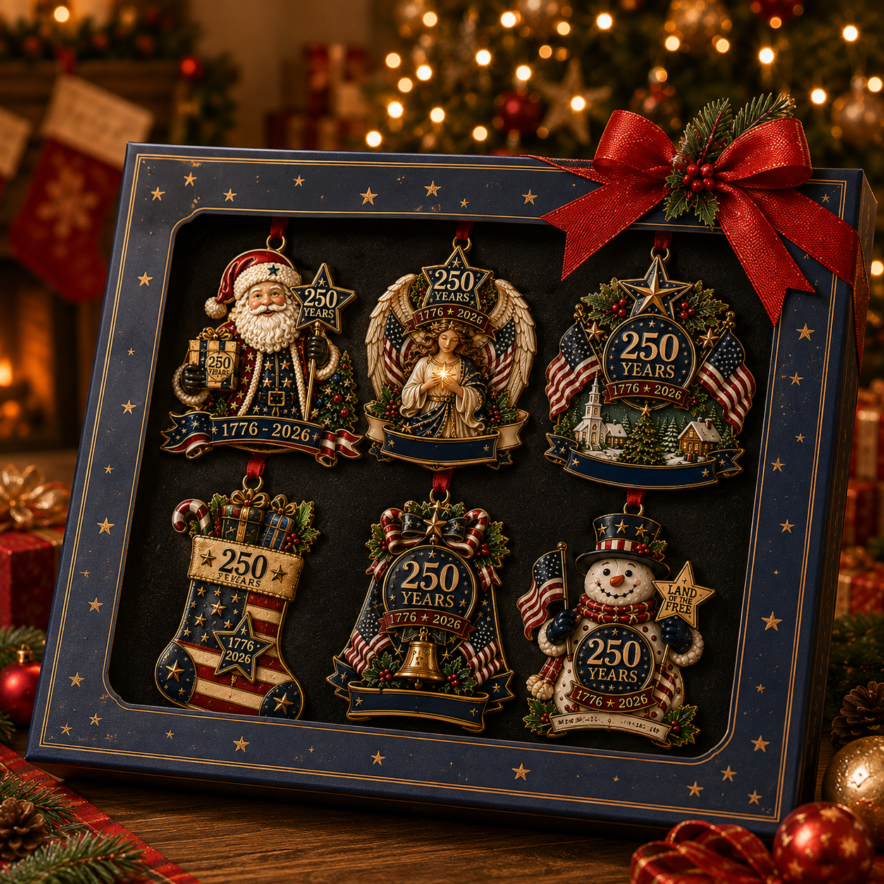 2026 America 250 Years Christmas Ornament Collection