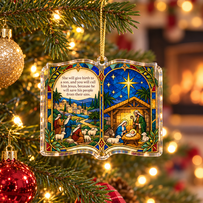 📖 Stories of Faith — Bible Story Acrylic Ornaments Collection