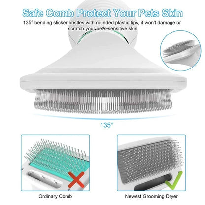 🐶Brushy Air: 2 In 1 Dog Dryer（Send universal conversion head）