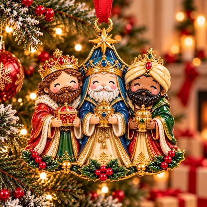 🎁 50% OFF Today! 🎄 Nativity Characters Christmas Ornaments