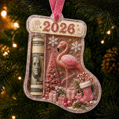 🎅 Cash Clip Christmas Tree Ornament – Novelty Holiday Money Gift Clip