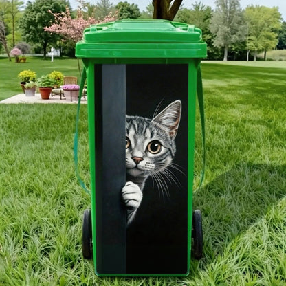 ✨Creative Trash Can Sticker with Colourful Cartoon