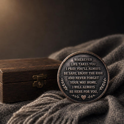 Grandchildren Pocket Hug Coin – Inspirational Keepsake Gift from Grandma & Grandpa