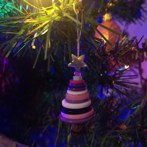 Button Christmas Tree Decoration