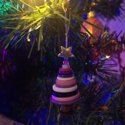 Button Christmas Tree Decoration