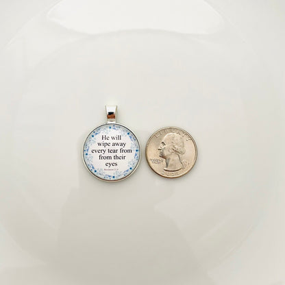 Bible Verse Necklace, Christian Necklace