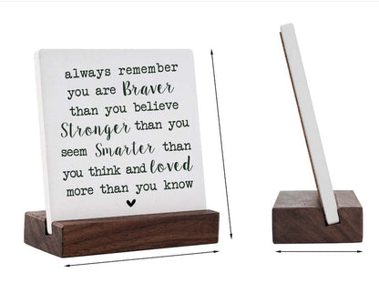 Slogan Ornament Gift Talk Someone Round