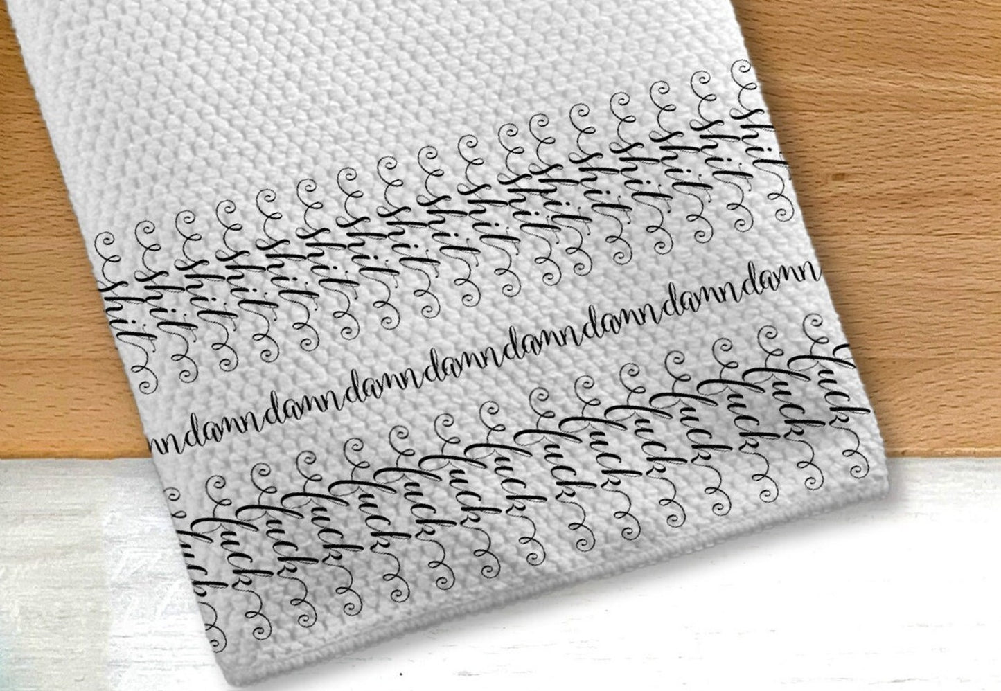 🤣 Sh*t Da*n F**k Kitchen Tea Towel