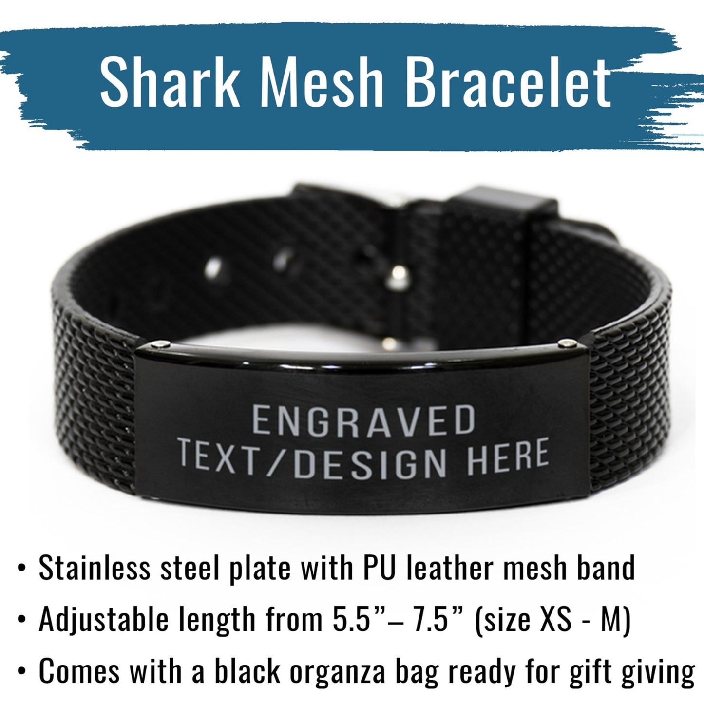 ❤"I Will Carry You With Me"- Personalized Engraved Memorial Bracelet