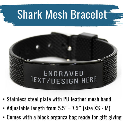 ❤"I Will Carry You With Me"- Personalized Engraved Memorial Bracelet