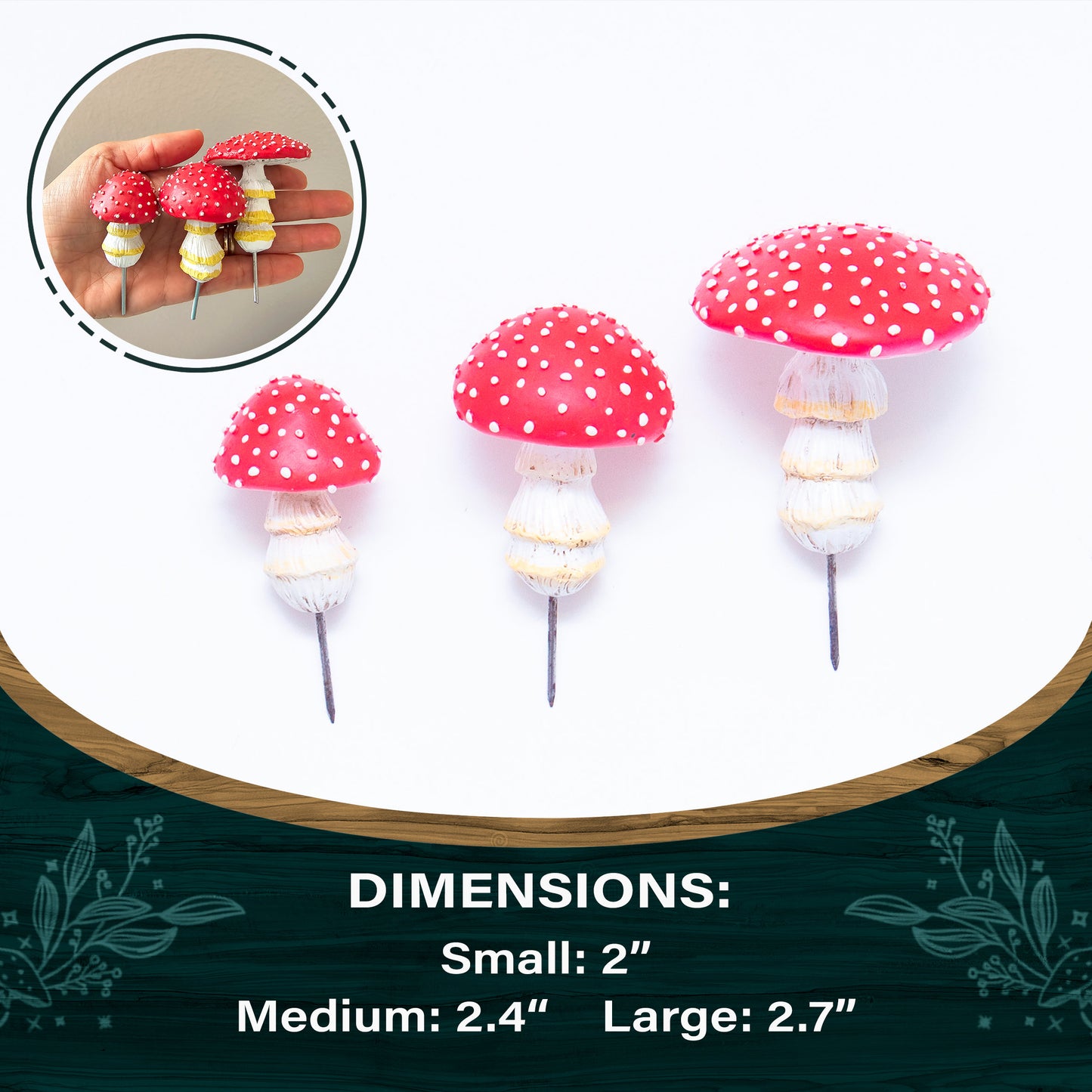 🌟🍄Glow in the Dark Mushroom Garden Decor