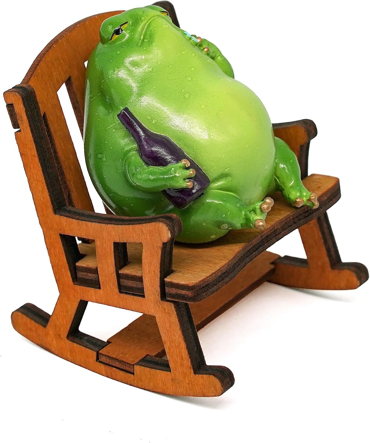 Mini Frog Figurines – Whimsical Frog Decor for Shelf, Desk & Home