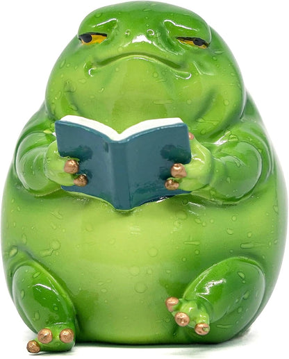 Mini Frog Figurines – Whimsical Frog Decor for Shelf, Desk & Home