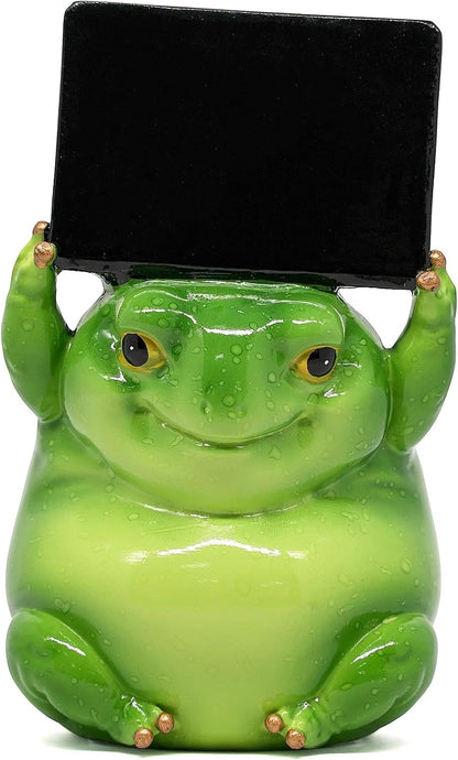 Mini Frog Figurines – Whimsical Frog Decor for Shelf, Desk & Home