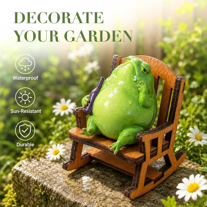 Mini Frog Figurines – Whimsical Frog Decor for Shelf, Desk & Home