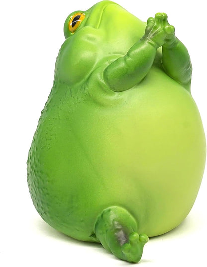 Mini Frog Figurines – Whimsical Frog Decor for Shelf, Desk & Home