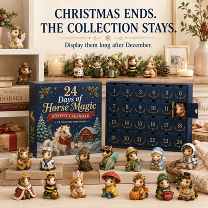 ⏰Limited Stock 50% OFF - 🎄 🐴2026 Horse Advent Calendar | 24 Days of Horse Magic🎁