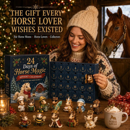 ⏰Limited Stock 50% OFF - 🎄 🐴2026 Horse Advent Calendar | 24 Days of Horse Magic🎁
