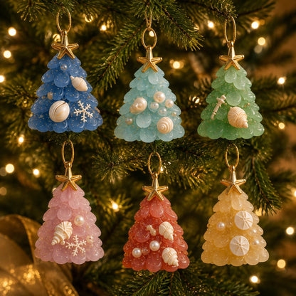 Sea Glass Christmas Tree Ornament Advent Calendar