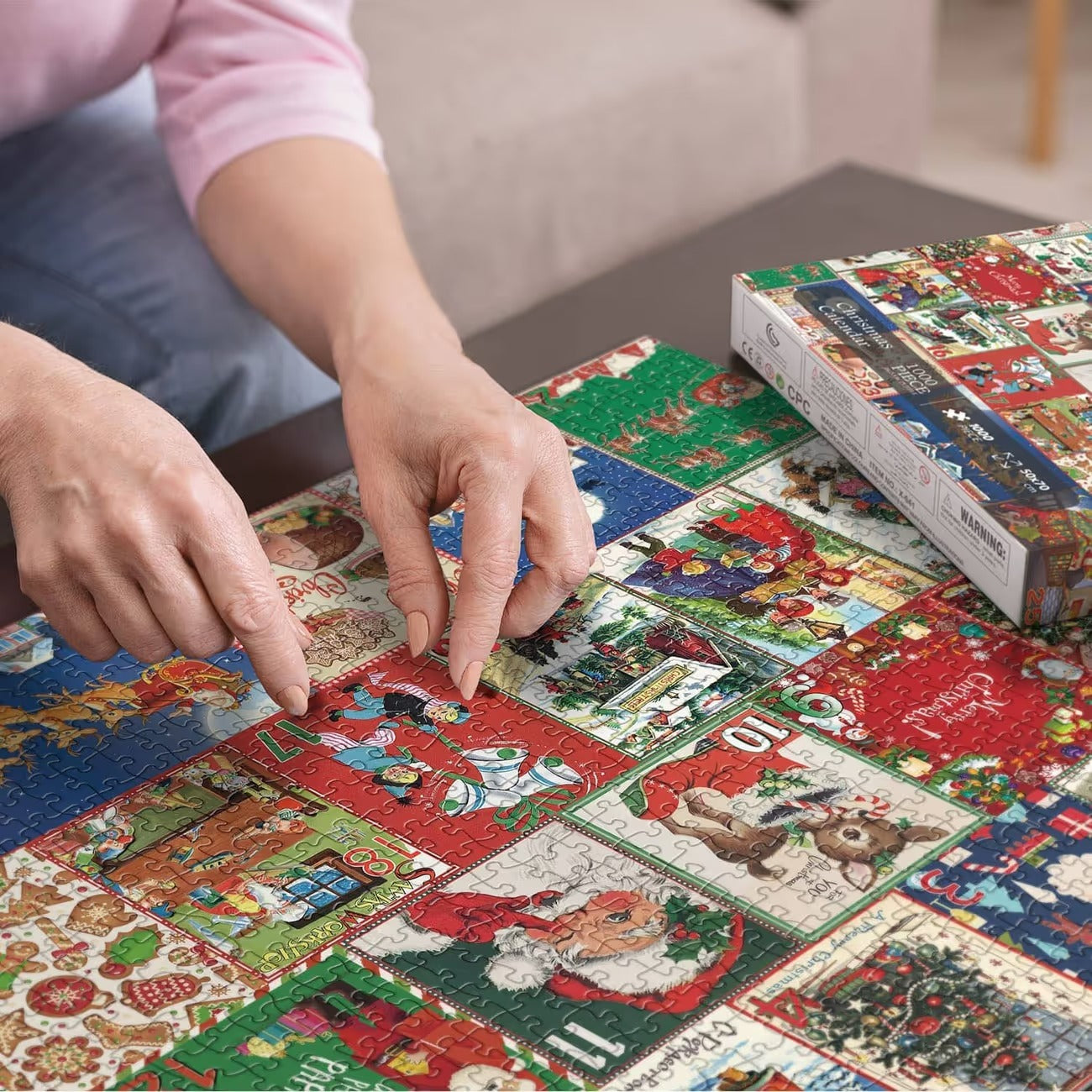 🎅🧩Christmas Advent Calendar Jigsaw Puzzle 1000pcs🧩🎅