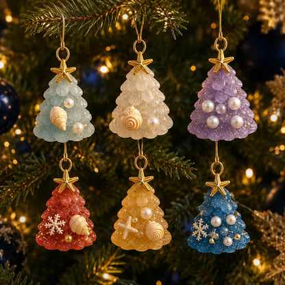 Sea Glass Christmas Tree Ornament Advent Calendar