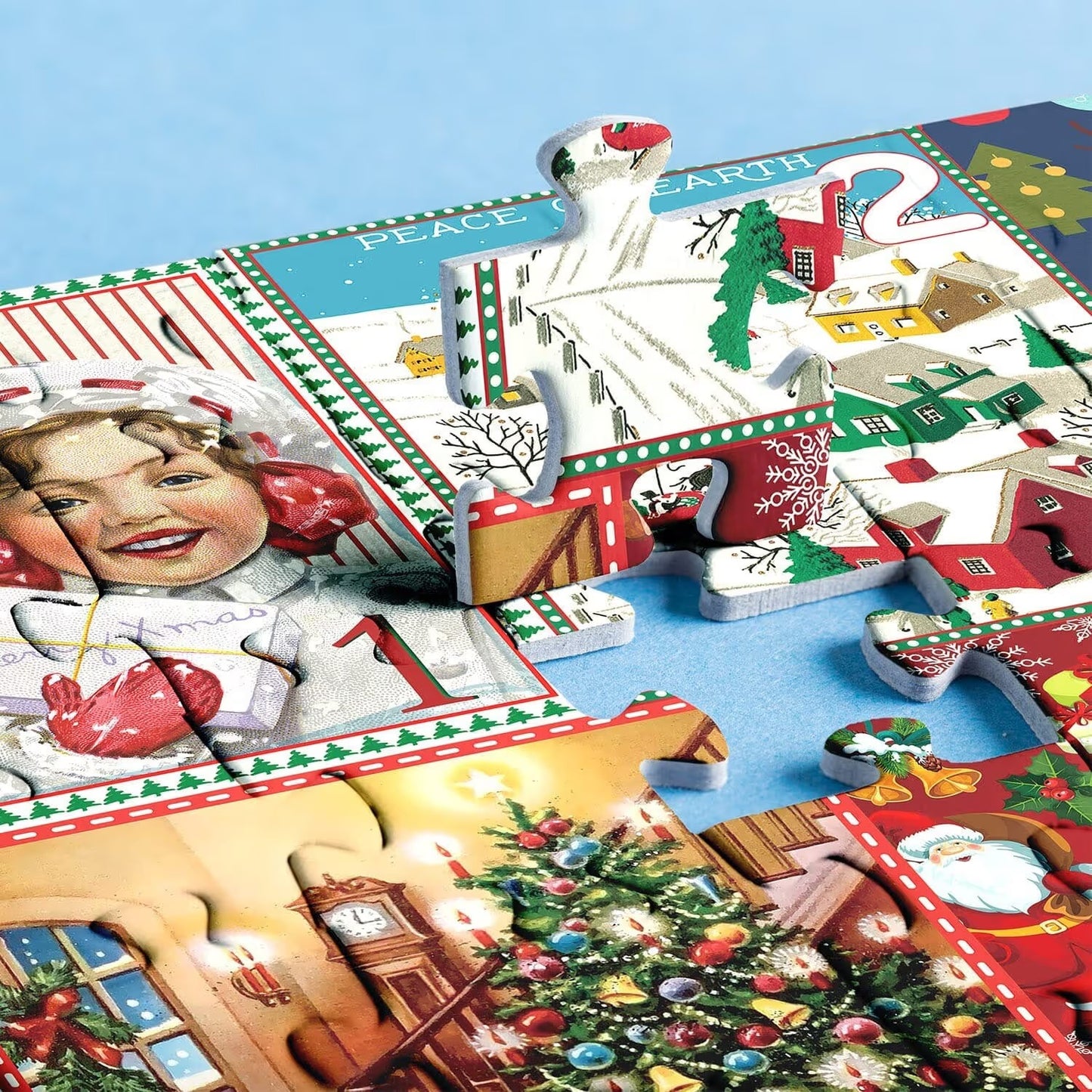 🎅🧩Christmas Advent Calendar Jigsaw Puzzle 1000pcs🧩🎅