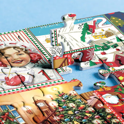 🎅🧩Christmas Advent Calendar Jigsaw Puzzle 1000pcs🧩🎅