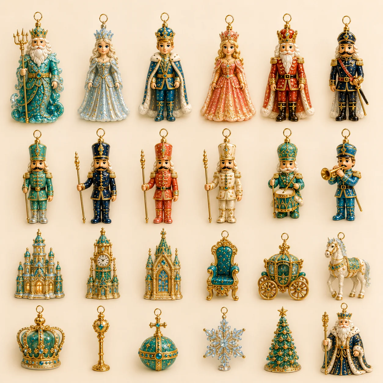 🎉🎄 Limited Edition!🔥🌟2026 Royal Christmas Palace Luxury Countdown Gift Set