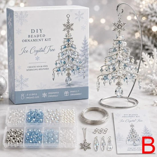 🎄 DIY Christmas Tree Beaded Ornament Kit