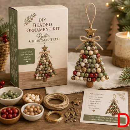 🎄 DIY Christmas Tree Beaded Ornament Kit