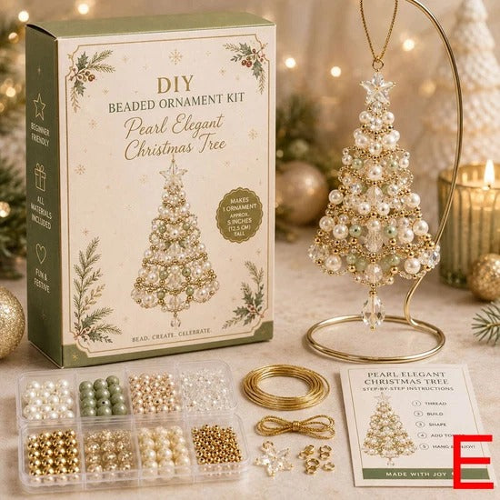 🎄 DIY Christmas Tree Beaded Ornament Kit