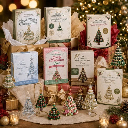 🎄 DIY Christmas Tree Beaded Ornament Kit