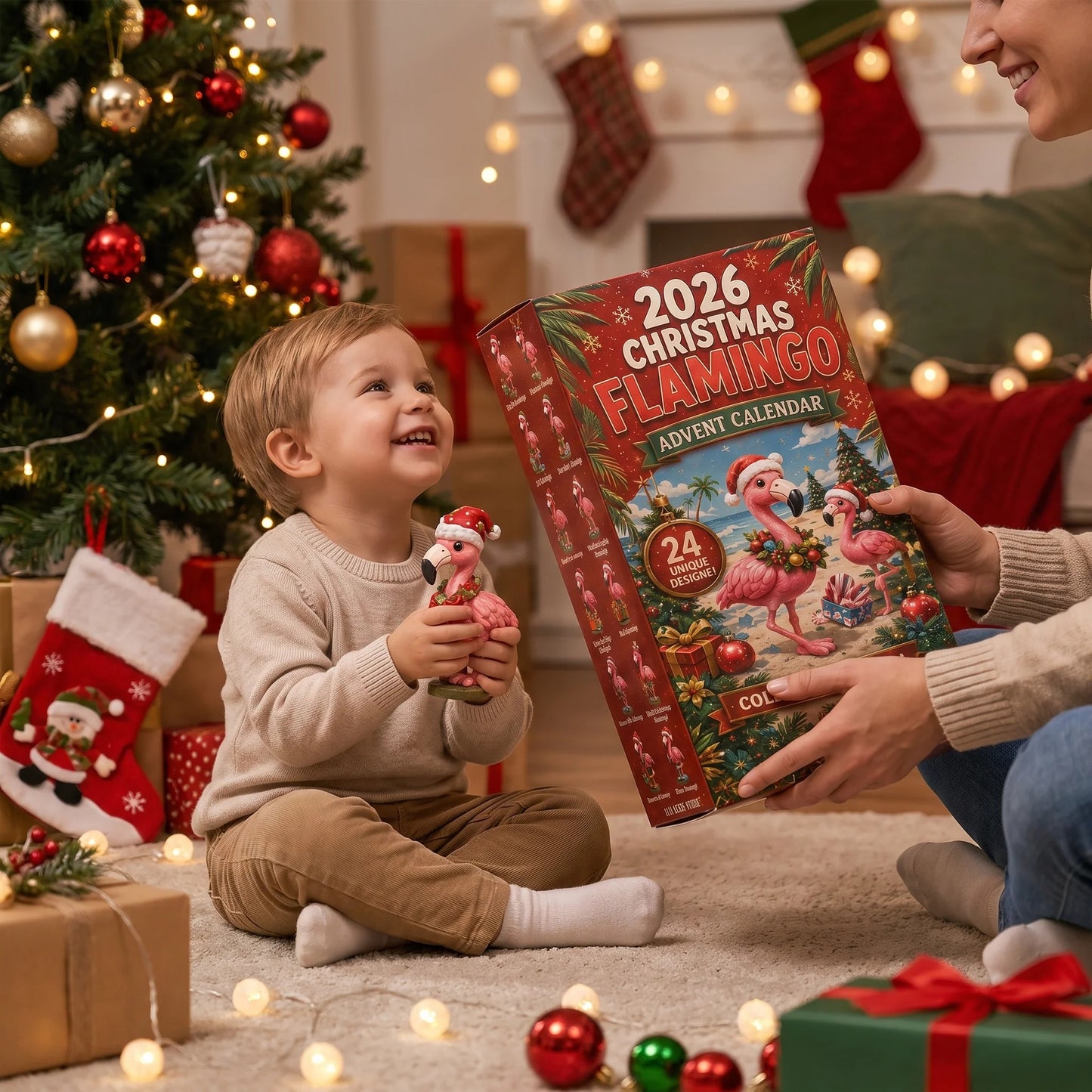 🦩 2026 Christmas Flamingo Advent Calendar– Every Day Brings New Surprises 🎄✨